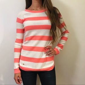 Lilly Pulitzer Pink & White Striped Sweater